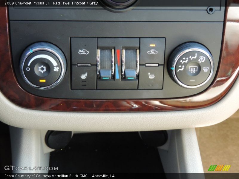 Red Jewel Tintcoat / Gray 2009 Chevrolet Impala LT