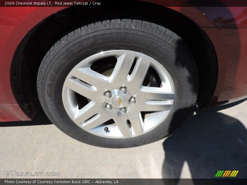 Red Jewel Tintcoat / Gray 2009 Chevrolet Impala LT