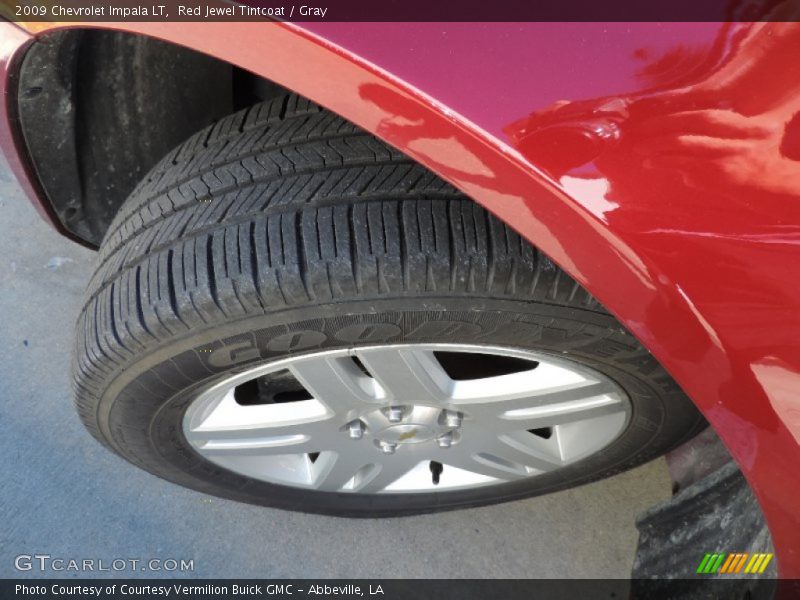 Red Jewel Tintcoat / Gray 2009 Chevrolet Impala LT