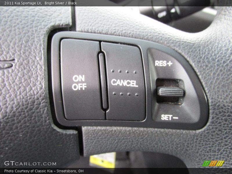 Bright Silver / Black 2011 Kia Sportage LX