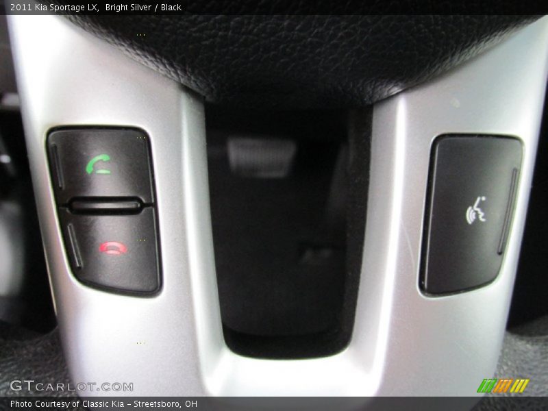 Bright Silver / Black 2011 Kia Sportage LX