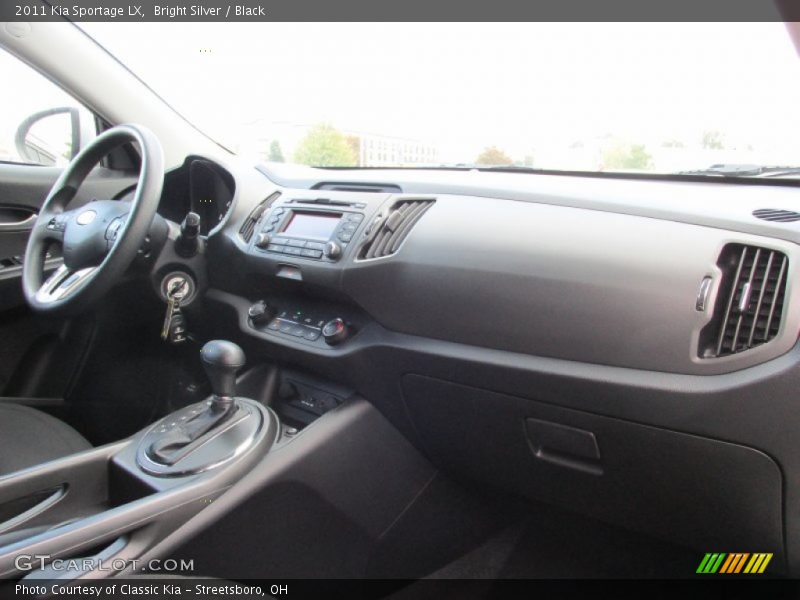 Bright Silver / Black 2011 Kia Sportage LX
