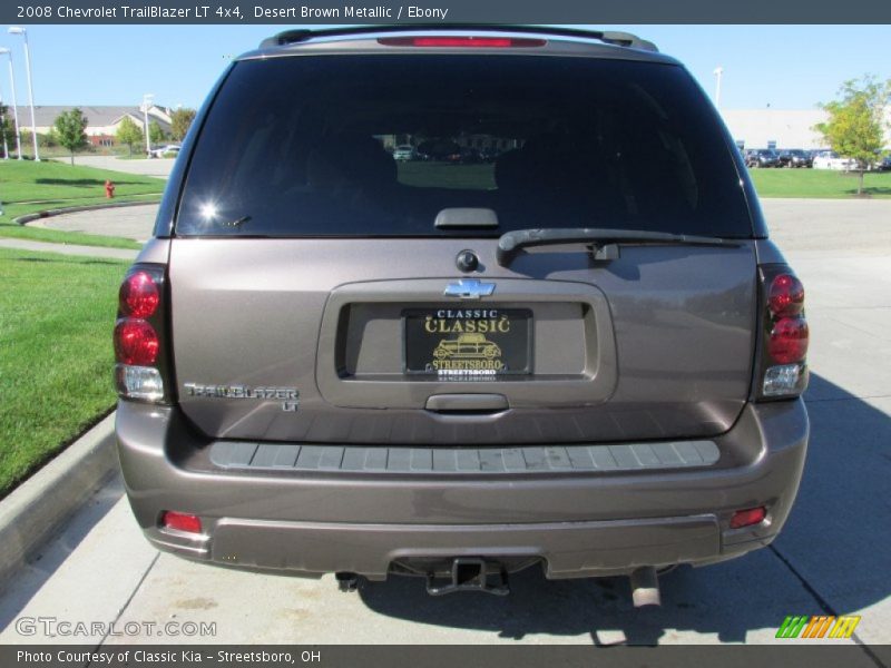 Desert Brown Metallic / Ebony 2008 Chevrolet TrailBlazer LT 4x4