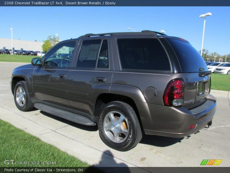 Desert Brown Metallic / Ebony 2008 Chevrolet TrailBlazer LT 4x4