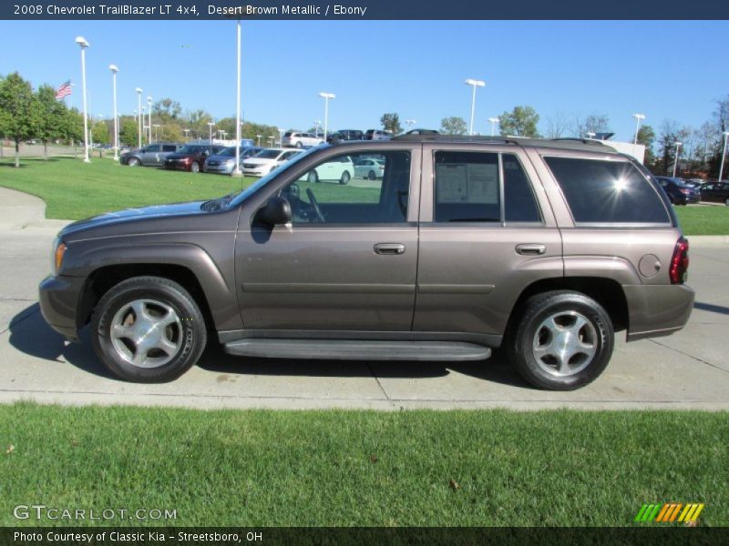 Desert Brown Metallic / Ebony 2008 Chevrolet TrailBlazer LT 4x4