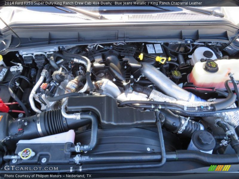  2014 F350 Super Duty King Ranch Crew Cab 4x4 Dually Engine - 6.7 Liter OHV 32-Valve B20 Power Stroke Turbo-Diesel V8