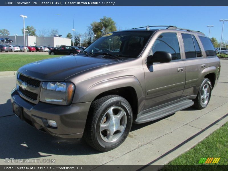 Desert Brown Metallic / Ebony 2008 Chevrolet TrailBlazer LT 4x4