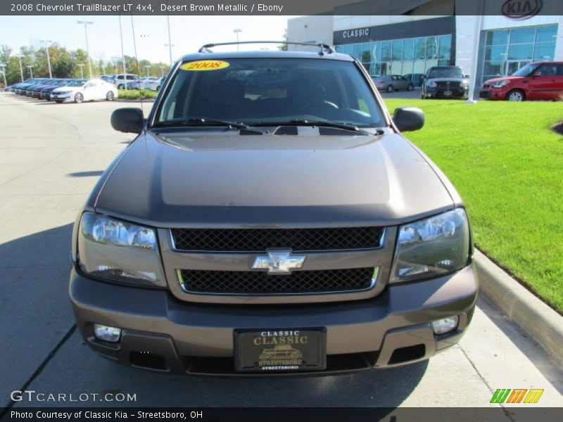 Desert Brown Metallic / Ebony 2008 Chevrolet TrailBlazer LT 4x4