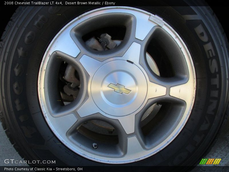 Desert Brown Metallic / Ebony 2008 Chevrolet TrailBlazer LT 4x4