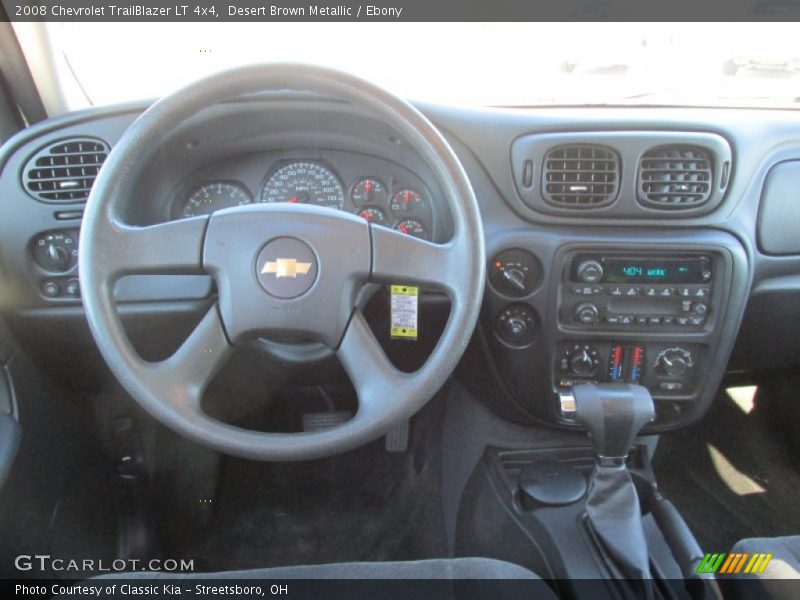 Desert Brown Metallic / Ebony 2008 Chevrolet TrailBlazer LT 4x4