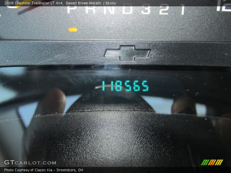 Desert Brown Metallic / Ebony 2008 Chevrolet TrailBlazer LT 4x4