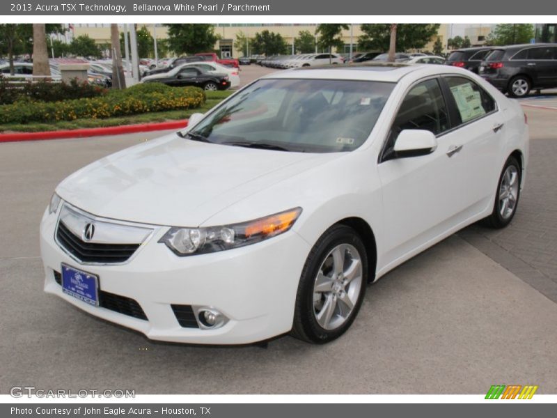 Bellanova White Pearl / Parchment 2013 Acura TSX Technology