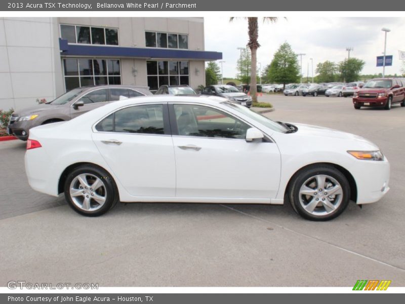 Bellanova White Pearl / Parchment 2013 Acura TSX Technology