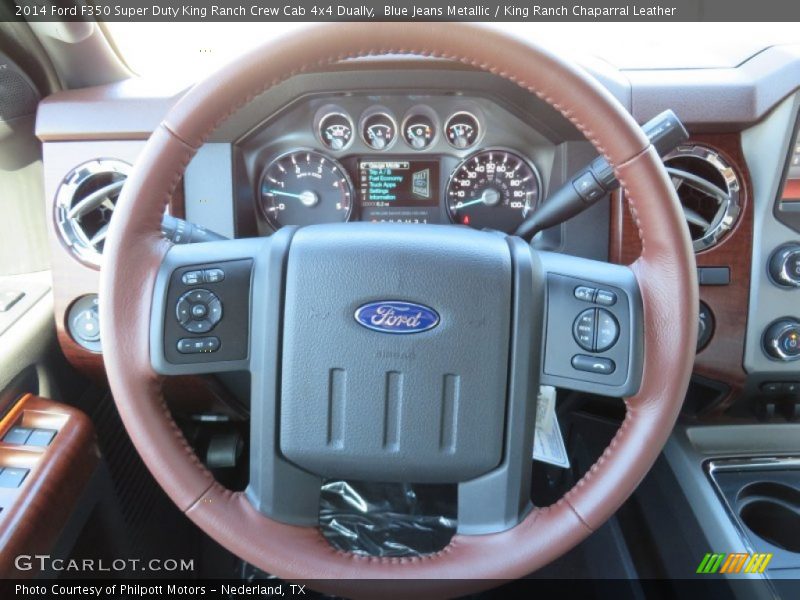  2014 F350 Super Duty King Ranch Crew Cab 4x4 Dually Steering Wheel