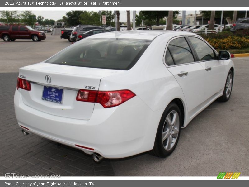 Bellanova White Pearl / Parchment 2013 Acura TSX Technology