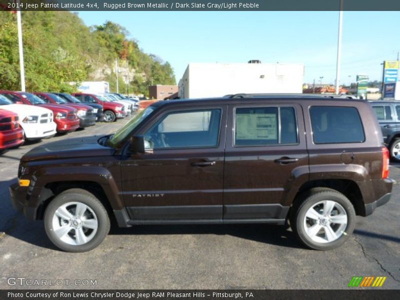 Rugged Brown Metallic / Dark Slate Gray/Light Pebble 2014 Jeep Patriot Latitude 4x4