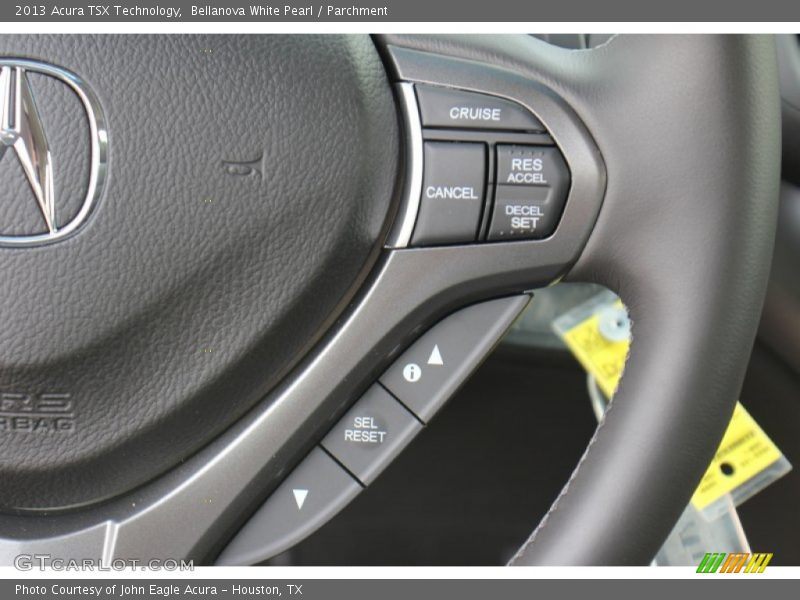 Bellanova White Pearl / Parchment 2013 Acura TSX Technology