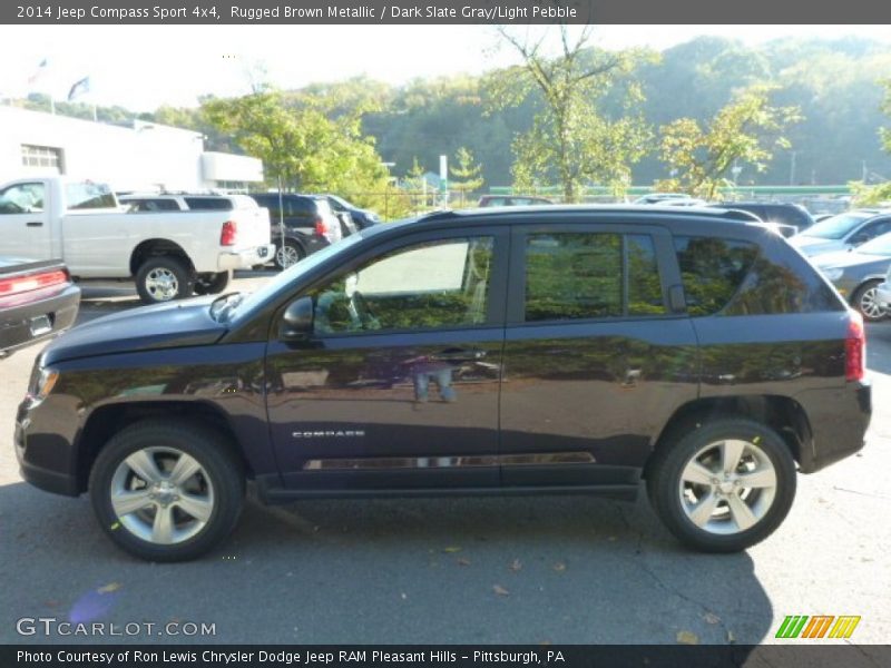 Rugged Brown Metallic / Dark Slate Gray/Light Pebble 2014 Jeep Compass Sport 4x4