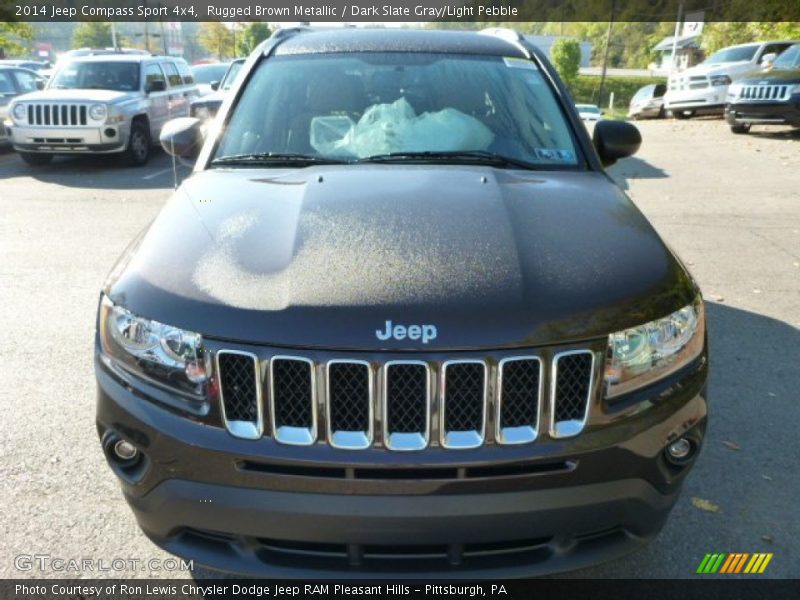 Rugged Brown Metallic / Dark Slate Gray/Light Pebble 2014 Jeep Compass Sport 4x4