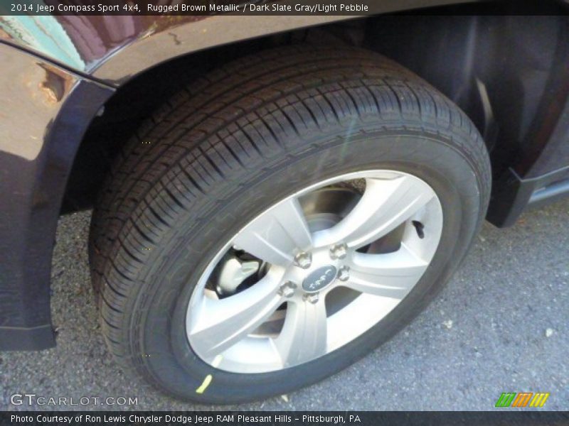 Rugged Brown Metallic / Dark Slate Gray/Light Pebble 2014 Jeep Compass Sport 4x4