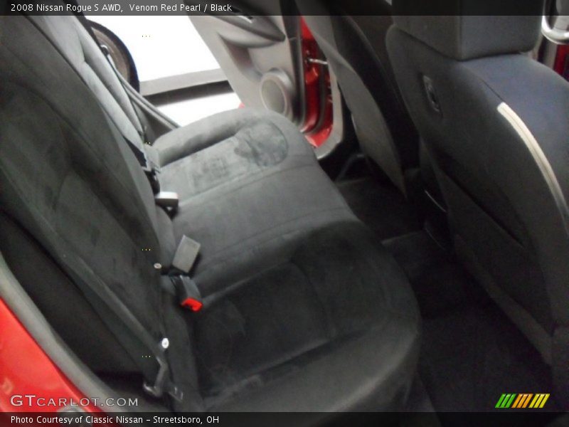 Venom Red Pearl / Black 2008 Nissan Rogue S AWD