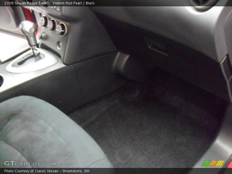 Venom Red Pearl / Black 2008 Nissan Rogue S AWD