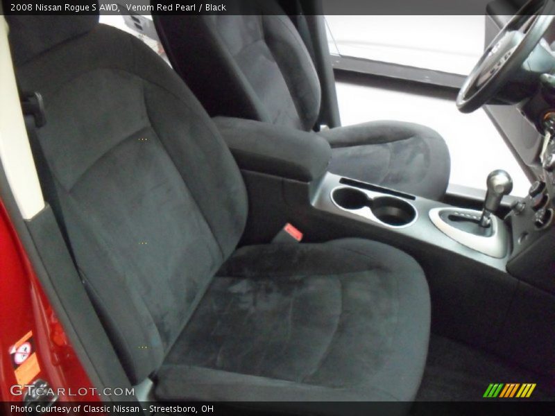Venom Red Pearl / Black 2008 Nissan Rogue S AWD