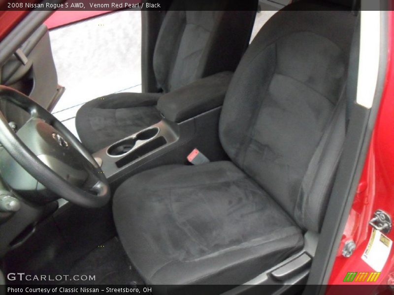 Venom Red Pearl / Black 2008 Nissan Rogue S AWD