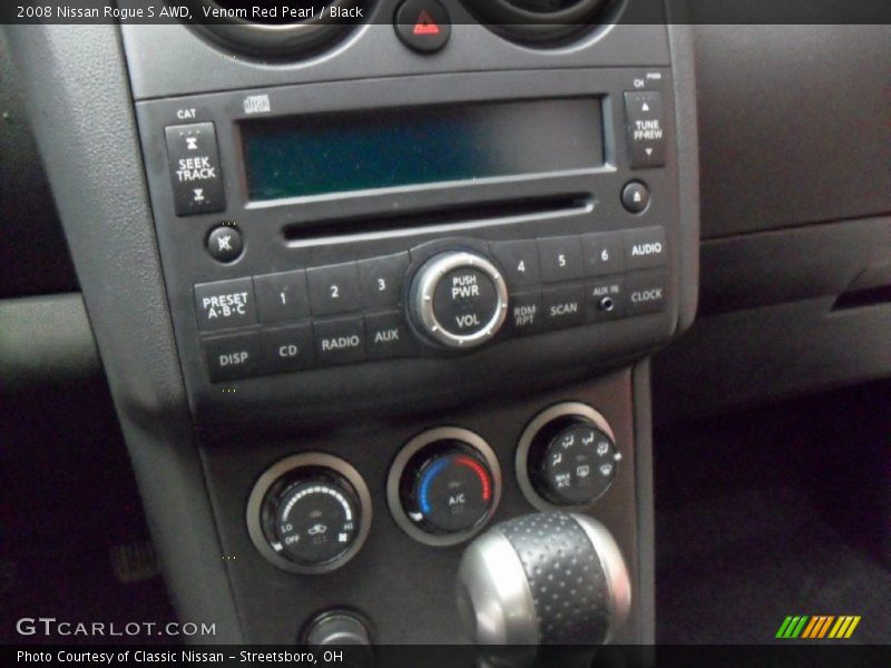 Venom Red Pearl / Black 2008 Nissan Rogue S AWD