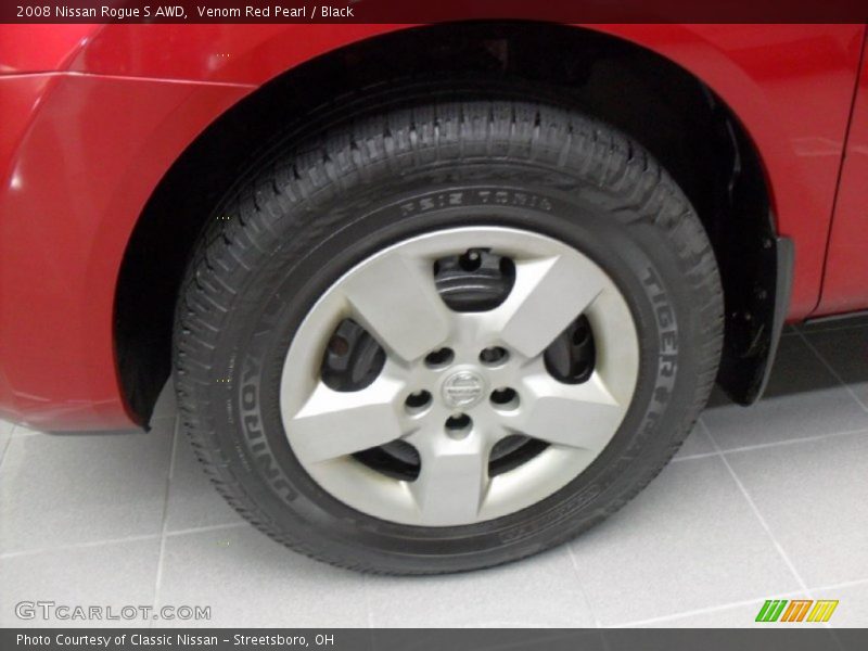 Venom Red Pearl / Black 2008 Nissan Rogue S AWD