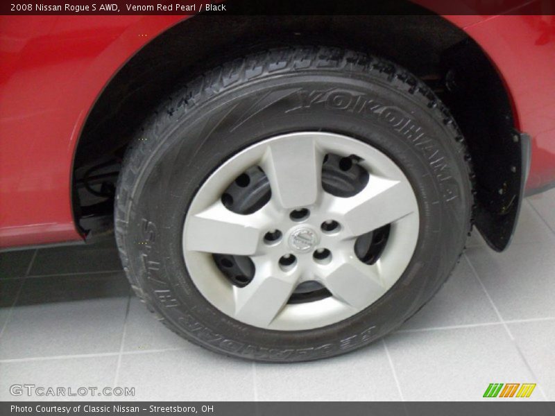 Venom Red Pearl / Black 2008 Nissan Rogue S AWD