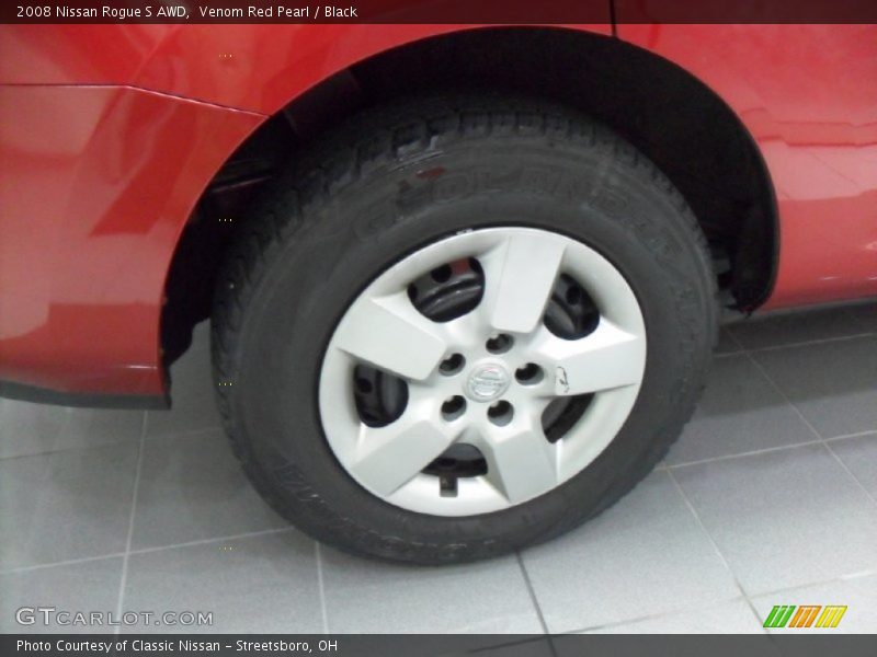 Venom Red Pearl / Black 2008 Nissan Rogue S AWD