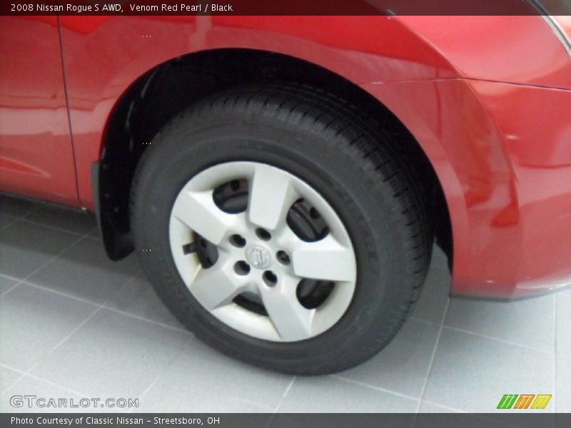 Venom Red Pearl / Black 2008 Nissan Rogue S AWD