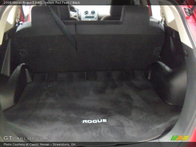 Venom Red Pearl / Black 2008 Nissan Rogue S AWD