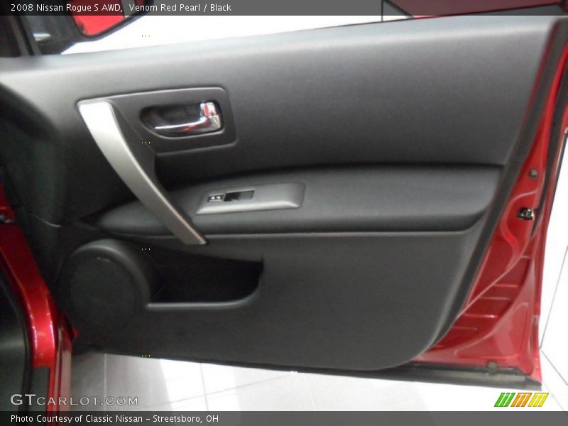 Venom Red Pearl / Black 2008 Nissan Rogue S AWD