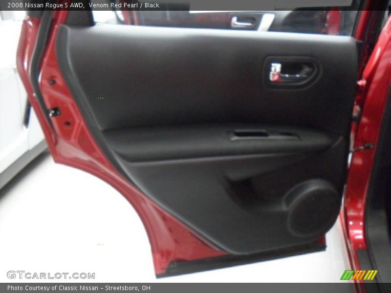 Venom Red Pearl / Black 2008 Nissan Rogue S AWD
