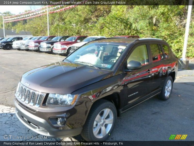 Rugged Brown Metallic / Dark Slate Gray/Light Pebble 2014 Jeep Compass Sport 4x4