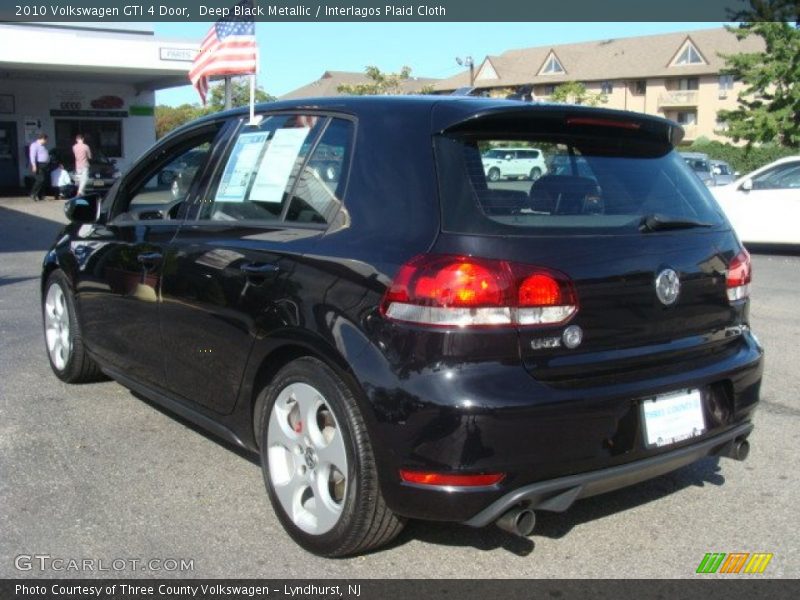 Deep Black Metallic / Interlagos Plaid Cloth 2010 Volkswagen GTI 4 Door