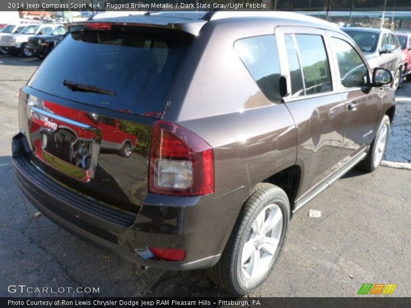 Rugged Brown Metallic / Dark Slate Gray/Light Pebble 2014 Jeep Compass Sport 4x4
