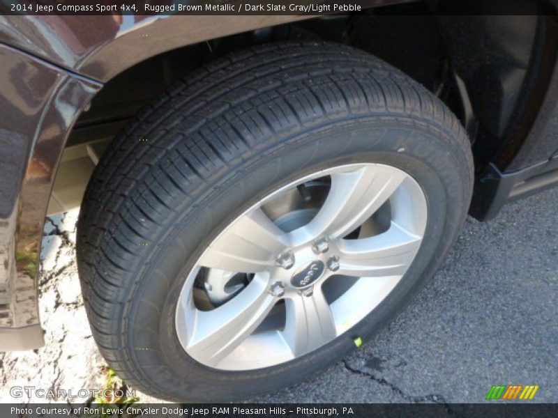 Rugged Brown Metallic / Dark Slate Gray/Light Pebble 2014 Jeep Compass Sport 4x4