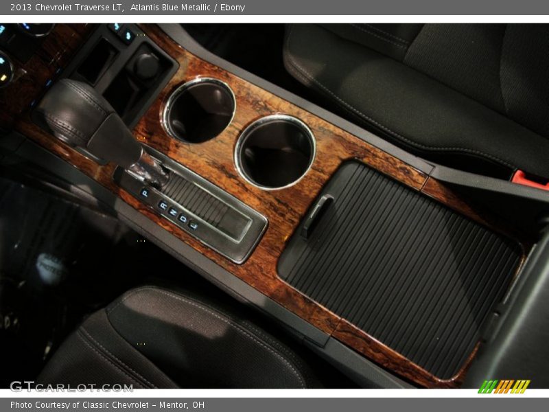 Atlantis Blue Metallic / Ebony 2013 Chevrolet Traverse LT