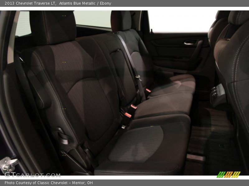 Atlantis Blue Metallic / Ebony 2013 Chevrolet Traverse LT