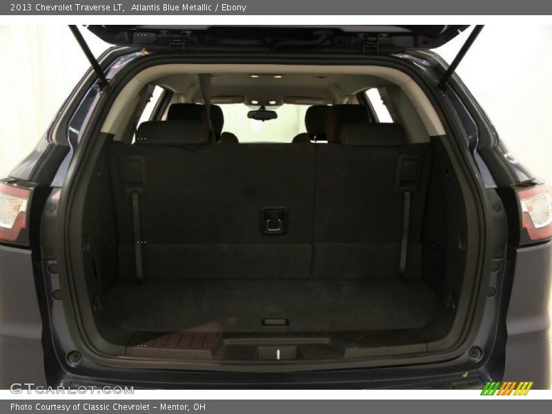Atlantis Blue Metallic / Ebony 2013 Chevrolet Traverse LT