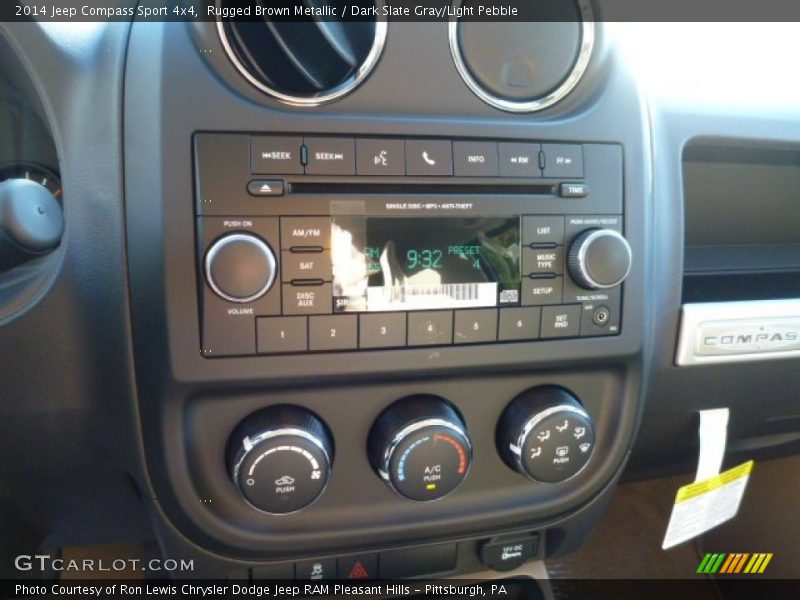 Rugged Brown Metallic / Dark Slate Gray/Light Pebble 2014 Jeep Compass Sport 4x4