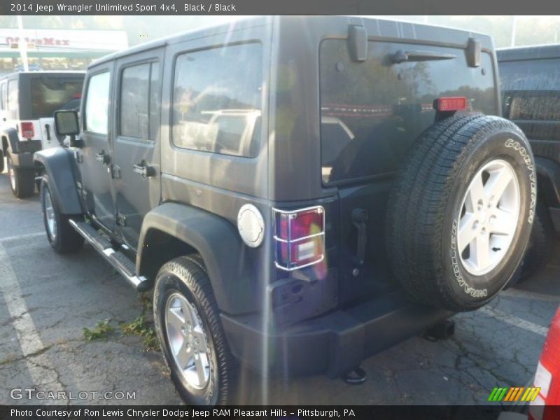 Black / Black 2014 Jeep Wrangler Unlimited Sport 4x4
