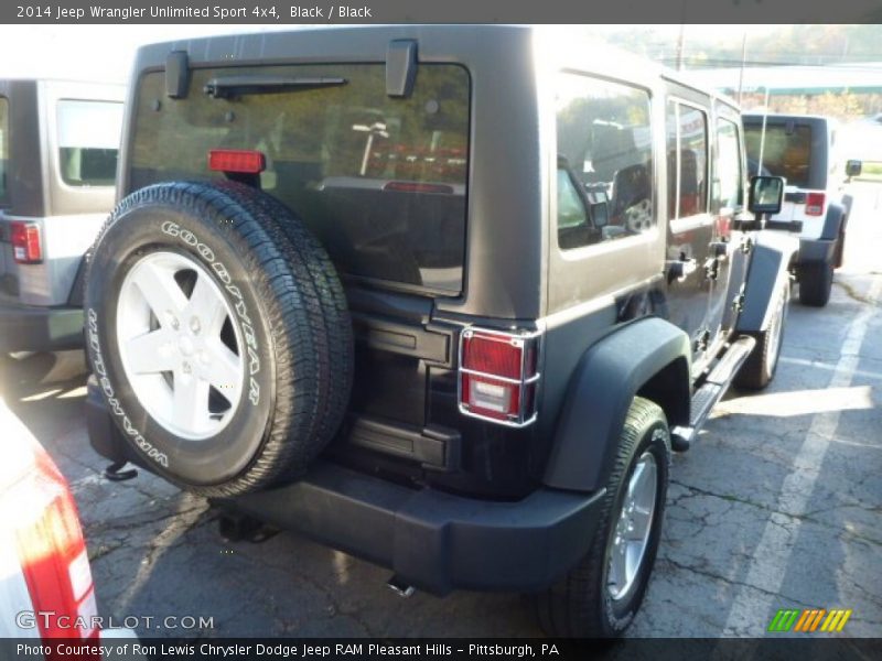 Black / Black 2014 Jeep Wrangler Unlimited Sport 4x4