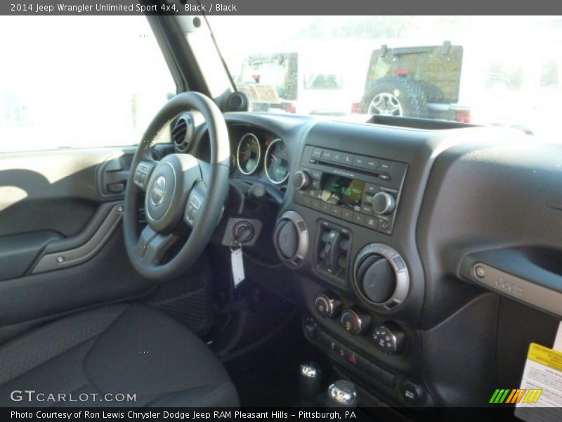 Black / Black 2014 Jeep Wrangler Unlimited Sport 4x4