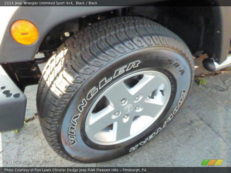 Black / Black 2014 Jeep Wrangler Unlimited Sport 4x4