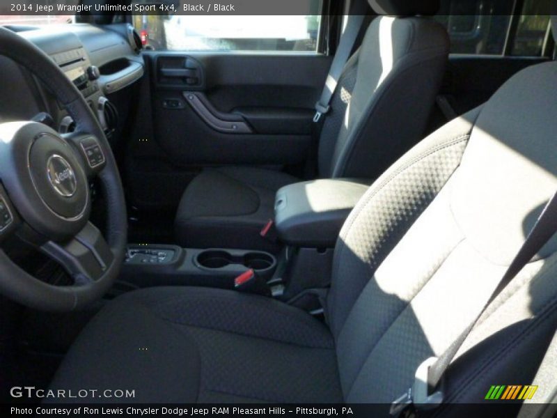 Black / Black 2014 Jeep Wrangler Unlimited Sport 4x4