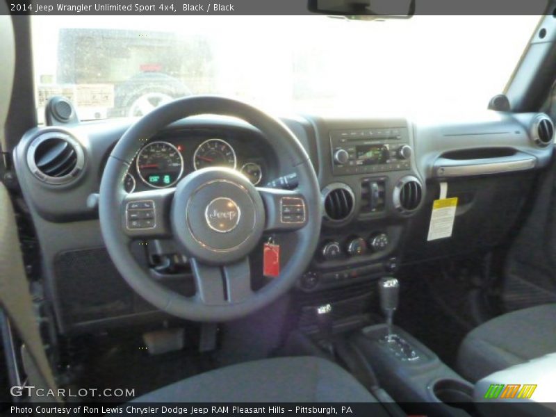 Black / Black 2014 Jeep Wrangler Unlimited Sport 4x4